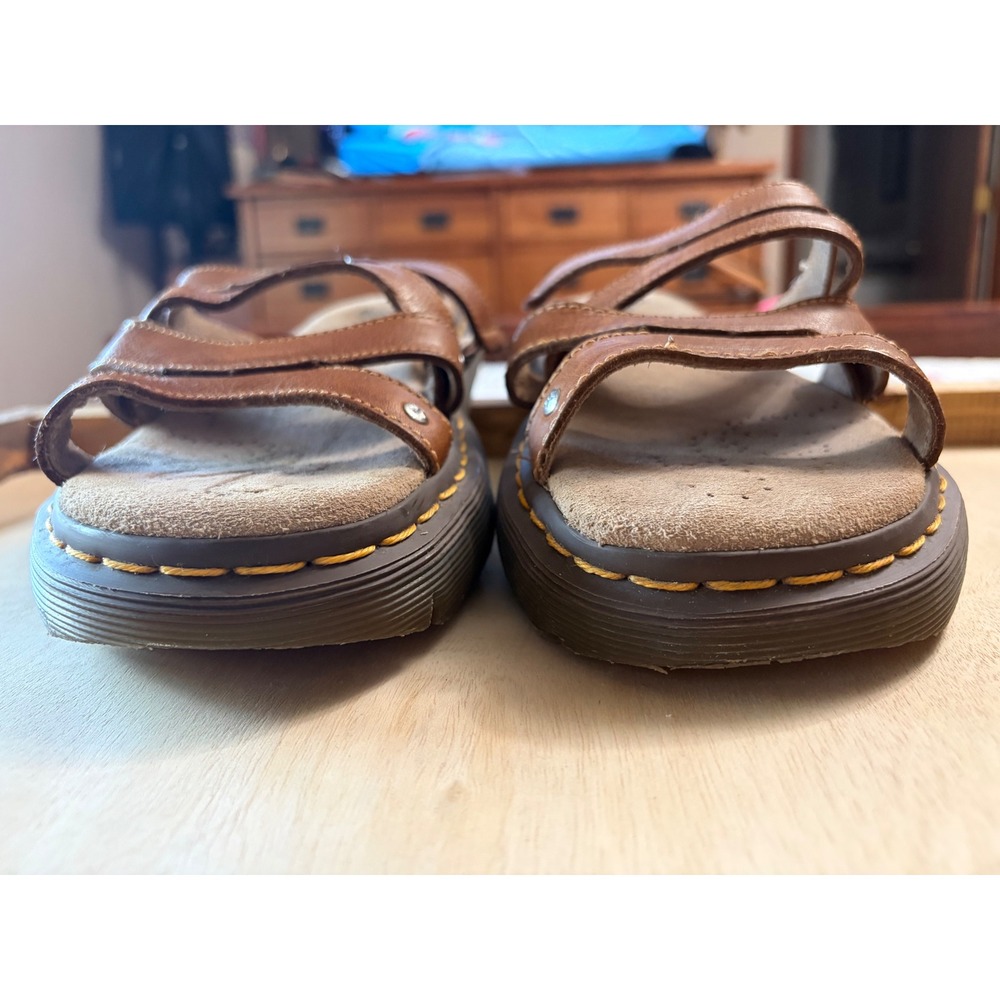 Vintage Dr. Martens 8854 Brown Leather Sandals UK 7 US Men 8 / Women 9